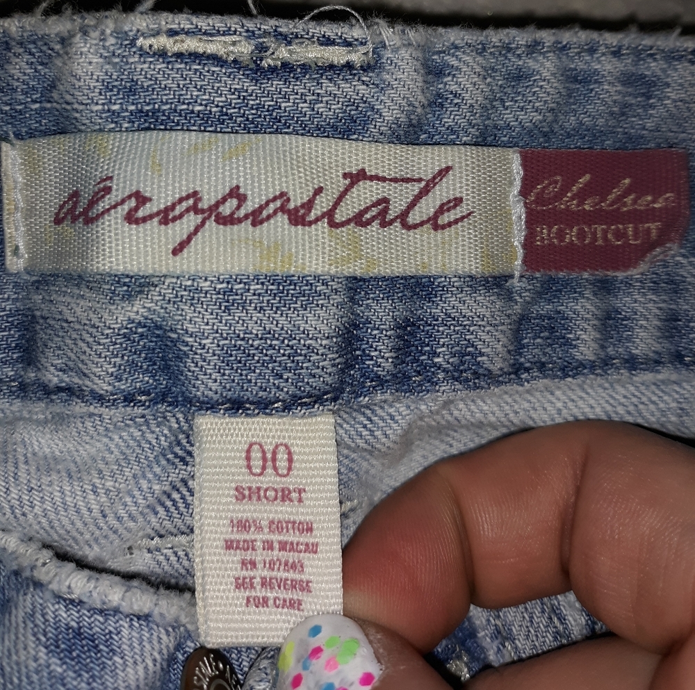 Aeropostale chelsea bootcut Jeans short size 00
